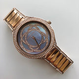 Buy Shop Michael Kors Kerry Purple Dial Rose Gold Stainless Steel Strap Watch for Women - MK3482 USA Online