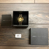 Buy Shop Marc Jacobs Henry Gold Dial Gold Steel Strap Watch for Women - MBM3295 USA Online