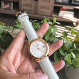 Buy Shop Burberry The City White Dial White Leather Strap Watch for Women - BU9108 USA Online