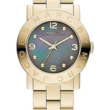 Buy Shop Marc Jacobs Amy Green Dial Gold Steel Strap Watch for Women - MBM8619 USA Online