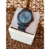 Buy Shop Michael Kors Paxton Quartz Blue Dial Blue Steel Strap Watch For Men - MK8533 USA Online