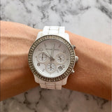 Buy Shop Michael Kors Runway White Dial White Steel Strap Watch for Women - MK5188 USA Online