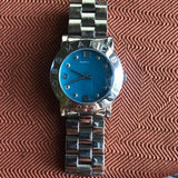 Buy Shop Marc Jacobs Amy Blue Dial Silver Steel Strap Watch for Women - MBM3272 USA Online