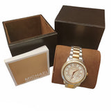 Buy Shop Michael Kors Madelyn Silver Dial Two Tone Steel Strap Watch for Women - MK6288 USA Online