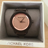 Buy Shop Michael Kors Kinley Brown Dial Brown Steel Strap Watch for Women - MK6245 USA Online