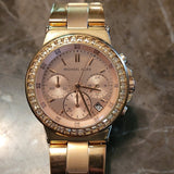 Buy Shop Michael Kors Dylan Rose Gold Rose Gold Steel Strap Watch for Women - MK5586 USA Online