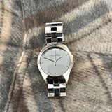 Buy Shop Marc Jacobs Henry Silver Dial Silver Steel Strap Watch for Women - MBM3210 USA Online