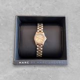 Buy Shop Marc Jacobs Henry Gold Dial Gold Steel Strap Watch for Women - MBM3277 USA Online