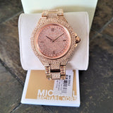 Buy Shop Michael Kors Camille Crystal Rose Gold Dial Rose Gold Steel Strap Watch for Women - MK5862 USA Online