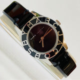 Buy Shop Marc Jacobs Blade Black Dial Black Leather Strap Watch for Women - MBM1159 USA Online
