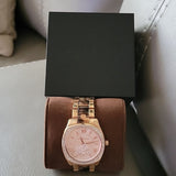 Buy Shop Michael Kors Bryn Rose Gold Dial Two Tone Steel Strap Watch For Women - MK6276 USA Online