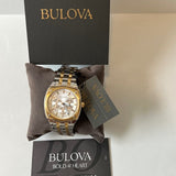 Buy Shop Bulova Classic Multi Function Silver Dial Two Tone Steel Strap Watch for Men - 98C142 USA Online