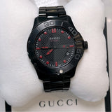 Buy Shop Gucci G Timeless Sport Black Dial Black Steel Strap Watch For Men - YA126230 USA Online
