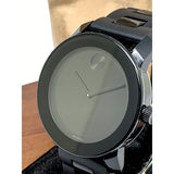 Buy Shop Movado Bold Black Dial Black Steel Strap Watch For Men - 3600047 USA Online