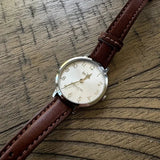 Buy Shop Coach Delancey Slim Cream Dial Brown Leather Strap Watch For Women - 14502789 USA Online