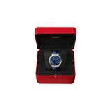 Buy Shop Cartier Ballon Bleu De Cartier Blue Dial Blue Leather Strap Watch for Men - WSBB0027 USA Online