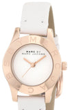 Buy Shop Marc Jacobs Mini Blade White Dial White Leather Strap Watch for Women - MBM1207 USA Online