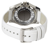 Buy Shop Marc Jacobs Henry Skeleton White Dial White Leather Strap Watch for Women - MBM1241 USA Online