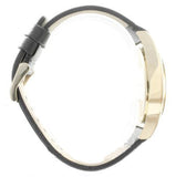 Buy Shop Marc Jacobs Baby Dave Gold Dial Black Leather Strap Watch for Women - MBM1264 USA Online