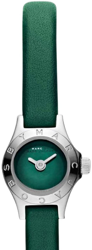 Buy Shop Marc Jacobs Blade Green Dial Green Leather Strap Watch for Women - MBM1341 USA Online