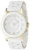 Buy Shop Marc Jacobs Dress White Dial White Silicone Strap Watch for Women - MBM2500 USA Online