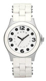 Buy Shop Marc Jacobs Perry White Dial White Silicone Strap Watch for Women - MBM2533 USA Online