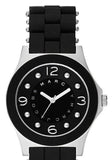 Buy Shop Marc Jacobs Pelly Black Dial Black Silicone Strap Watch for Women - MBM2541 USA Online