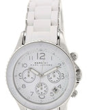 Buy Shop Marc Jacobs Rock White Dial White Silicone Strap Watch for Women - MBM2545 USA Online