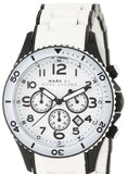 Buy Shop Marc Jacobs Rock Chronograph White Dial White Silicone Strap Watch for Women - MBM2574 USA Online
