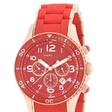 Buy Shop Marc Jacobs Rock Chronograph Red Dial Red Silicone Strap Watch for Women - MBM2577 USA Online