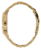 Buy Shop Marc Jacobs Henry Diamonds White Dial Gold Steel Strap Watch for Women - MBM3045 USA Online