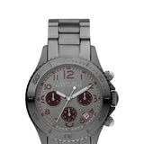 Buy Shop Marc Jacobs Rock Chronograph Gunmetal Grey Dial Grey Steel Strap Watch for Men - MBM3160 USA Online