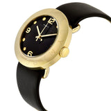 Buy Shop Marc Jacobs Amy Black Dial Black Leather Strap Watch for Women - MBM1154 USA Online