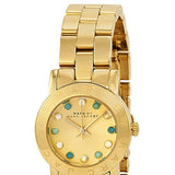 Buy Shop Marc Jacobs Amy Dexter Gold Dial Gold Steel Strap Watch for Women - MBM3218 USA Online