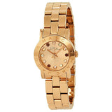 Buy Shop Marc Jacobs Amy Rose Gold Dial Rose Gold Steel Strap Watch for Women - MBM3219 USA Online