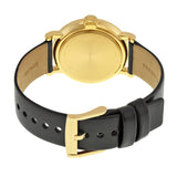 Buy Shop Marc Jacobs Baker Black Dial Black Leather Strap Watch for Women - MBM1269 USA Online