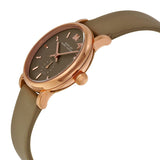 Buy Shop Marc Jacobs Baker Grey Dial Grey Leather Strap Watch for Women - MBM1318 USA Online