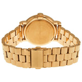 Buy Shop Marc Jacobs Baker Blue Dial Rose Gold Steel Strap Watch for Women - MBM3330 USA Online