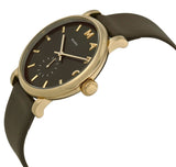 Buy Shop Marc Jacobs Baker Olive Green Dial Olive Green Leather Strap Watch for Women - MBM1328 USA Online