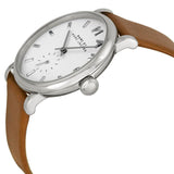 Buy Shop Marc Jacobs Baker White Dial Brown Leather Strap Watch for Women - MBM1265 USA Online