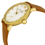 Buy Shop Marc Jacobs Baker White Dial Brown Leather Strap Watch for Womern - MBM1316 USA Online