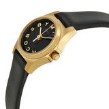 Buy Shop Marc Jacobs Henry Dinky Black Dial Black Leather Strap Watch for Women - MBM1240 USA Online