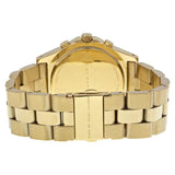 Buy Shop Marc Jacobs Blade Chronograph Black Dial Gold Steel Strap Watch for Women - MBM3309 USA Online