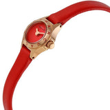 Buy Shop Marc Jacobs Blade Red Dial Red Leather Strap Watch for Women - MBM1343 USA Online