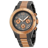 Buy Shop Marc Jacobs Marc Chronograph Grey Dial Two Tone Steel Strap Watch for Men - MBM3157 USA Online