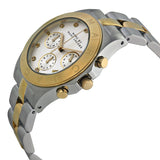 Buy Shop Marc Jacobs Blade Chronograph Silver Dial Two Tone Steel Strap Watch for Women - MBM3177 USA Online