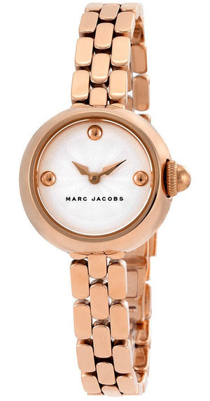 Buy Shop Marc Jacobs Courtney White Dial Rose Gold Steel Strap Watch for Women - MJ3458 USA Online