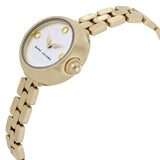 Buy Shop Marc Jacobs Courtney White Dial Gold Steel Strap Watch for Women - MJ3457 USA Online