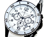 Buy Shop Marc Jacobs Rock Chronograph White Dial White Silicone Strap Watch for Women - MBM2574 USA Online