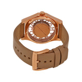 Buy Shop Marc Jacobs Henry Dinky Skeleton Beige Dial Beige Leather Strap Watch for Women - MBM1245 USA Online